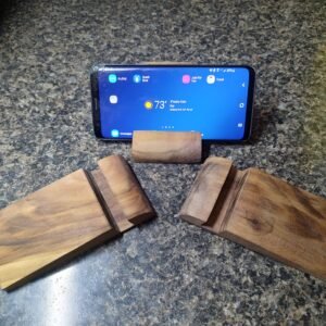 Poplar-Wood Cell Phone Holder