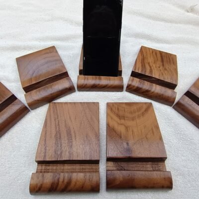 Black Walnut Cell Phone Stand