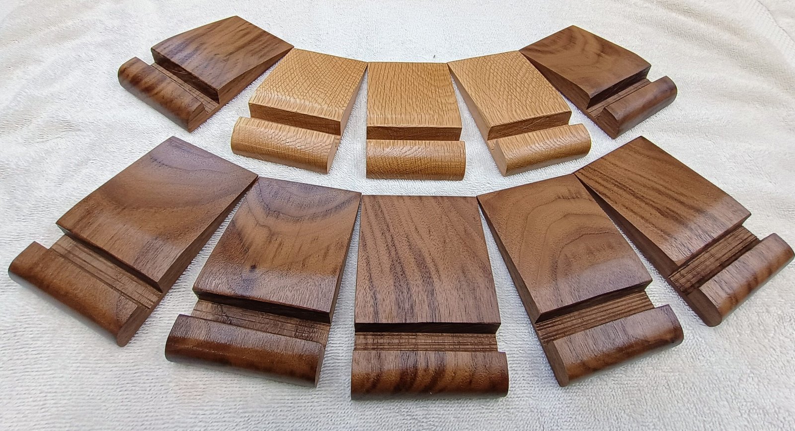Black Walnut Cell Phone Stand - Image 2